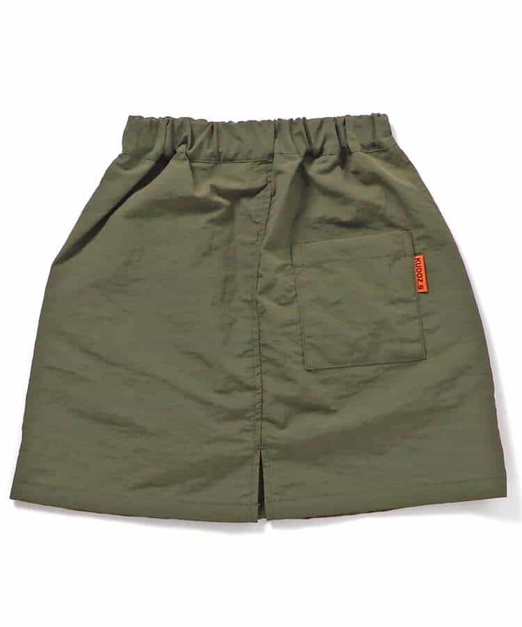 WEB限定  KUDOZ.B シャカシャカナイロンスカート  6分丈_970247