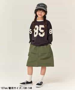 WEB限定  KUDOZ.B シャカシャカナイロンスカート  6分丈_970253