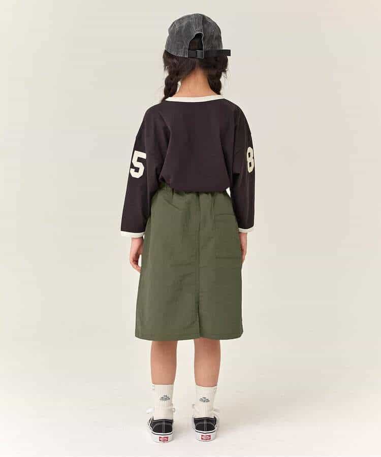 WEB限定  KUDOZ.B シャカシャカナイロンスカート  6分丈_970255