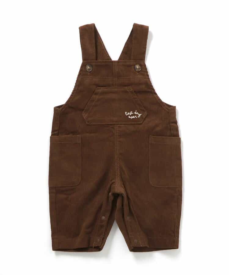 Bpop コーデュロイベビーサロペット