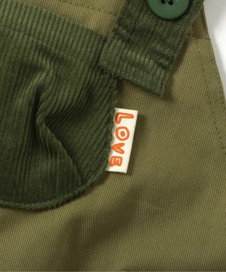 Bpop どうぶつモチーフ付きサロペット_910555