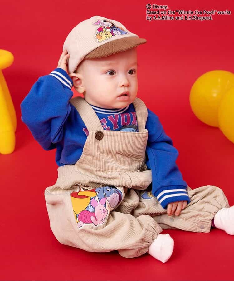 【リンク】ディズニーキャラクター くまのプーさん/ベビーサロペット