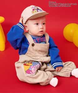 【リンク】ディズニーキャラクター くまのプーさん/ベビーサロペット