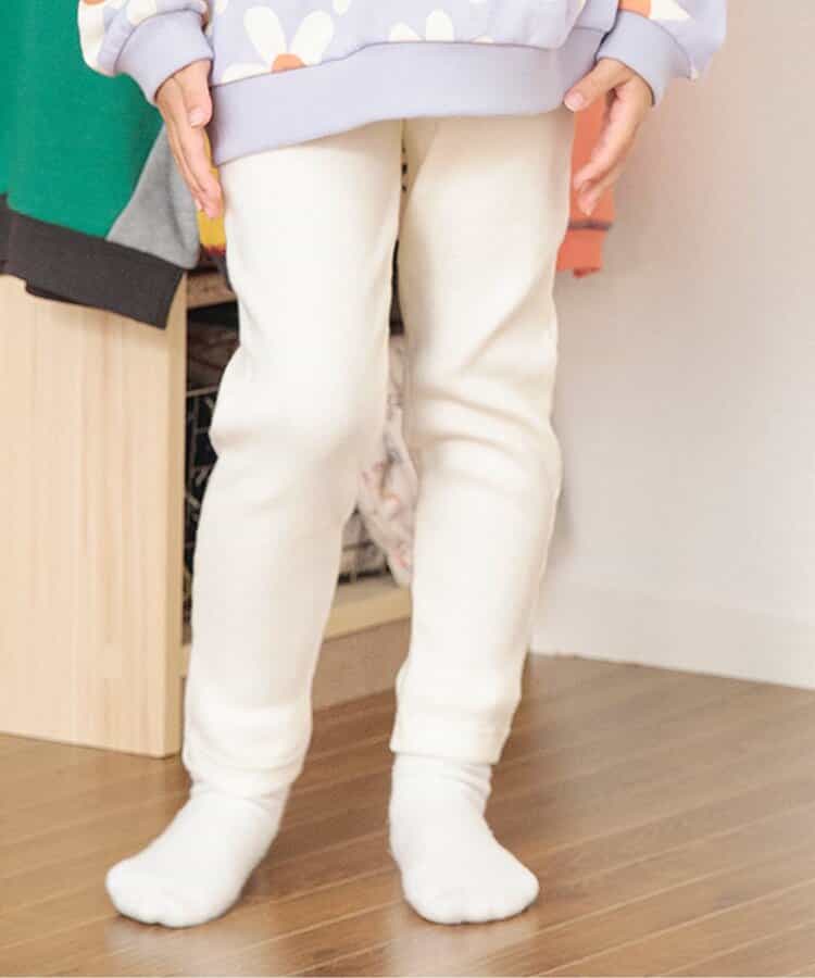 DAISUKI リブパンツ 9分丈