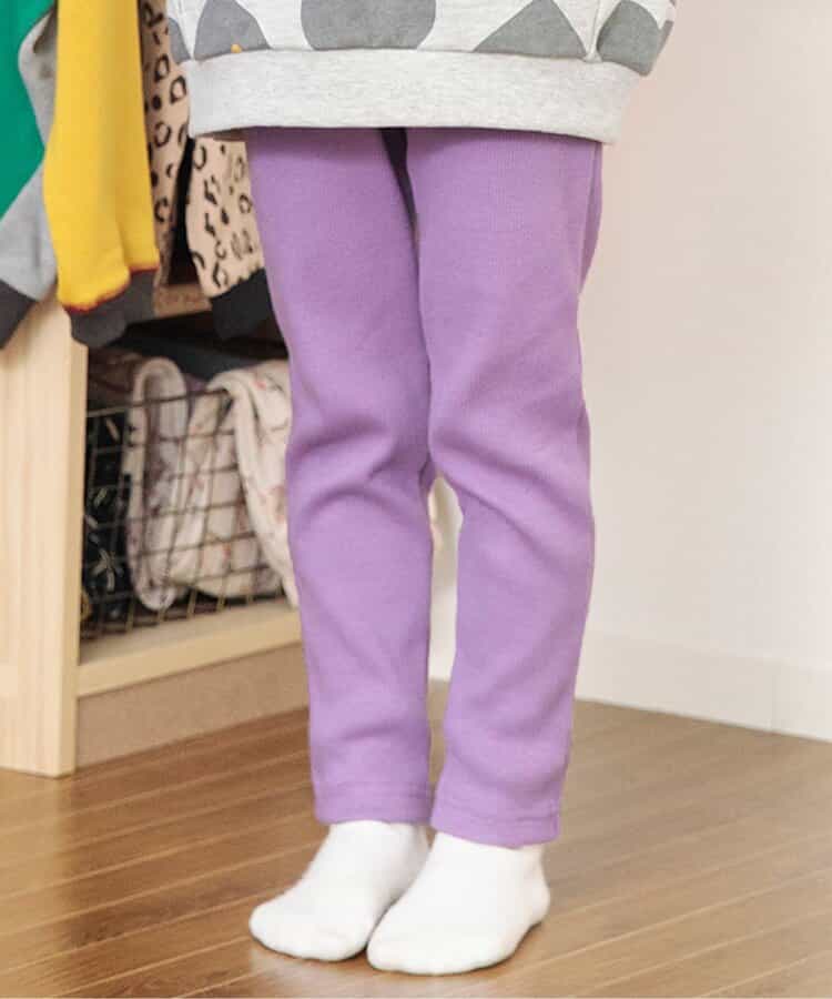 DAISUKI リブパンツ 9分丈