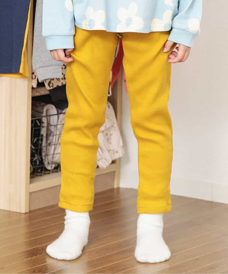 DAISUKI リブパンツ 9分丈