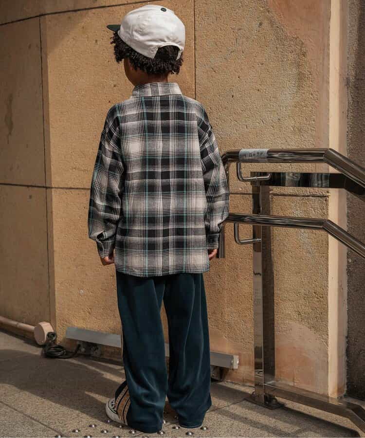 B NEWJACK ベロアトラックパンツ(セットアップ可)  10分丈_960816