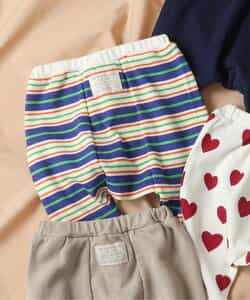 カラフルベーシックロングパンツ 10分丈