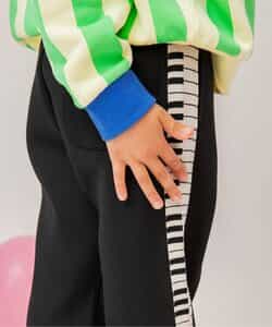 BIT'Z ジャガードライントラックパンツ  10分丈_954414