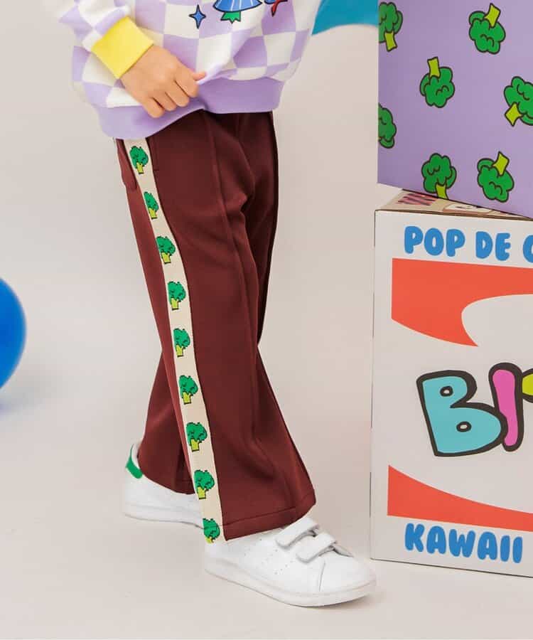 BIT'Z ジャガードライントラックパンツ  10分丈