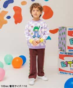 BIT'Z ジャガードライントラックパンツ  10分丈_954427
