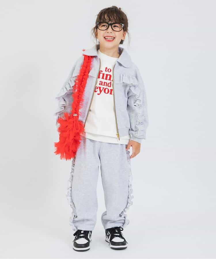girlsバレルレッグスウェットパンツ  10分丈_939953