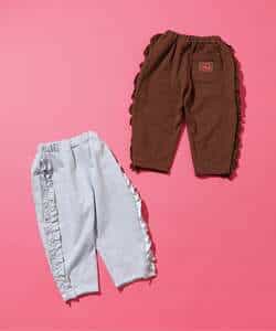girlsバレルレッグスウェットパンツ  10分丈_970778