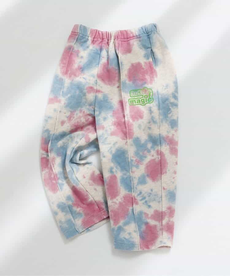 タイダイ染めカットソーパンツ(セットアップ可)  10分丈