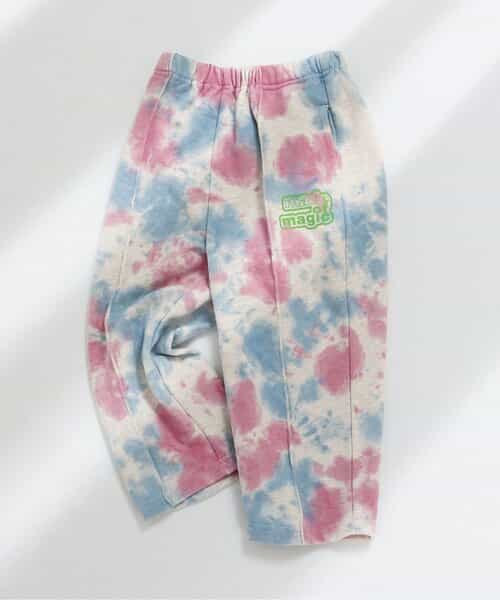 タイダイ染めカットソーパンツ(セットアップ可)  10分丈