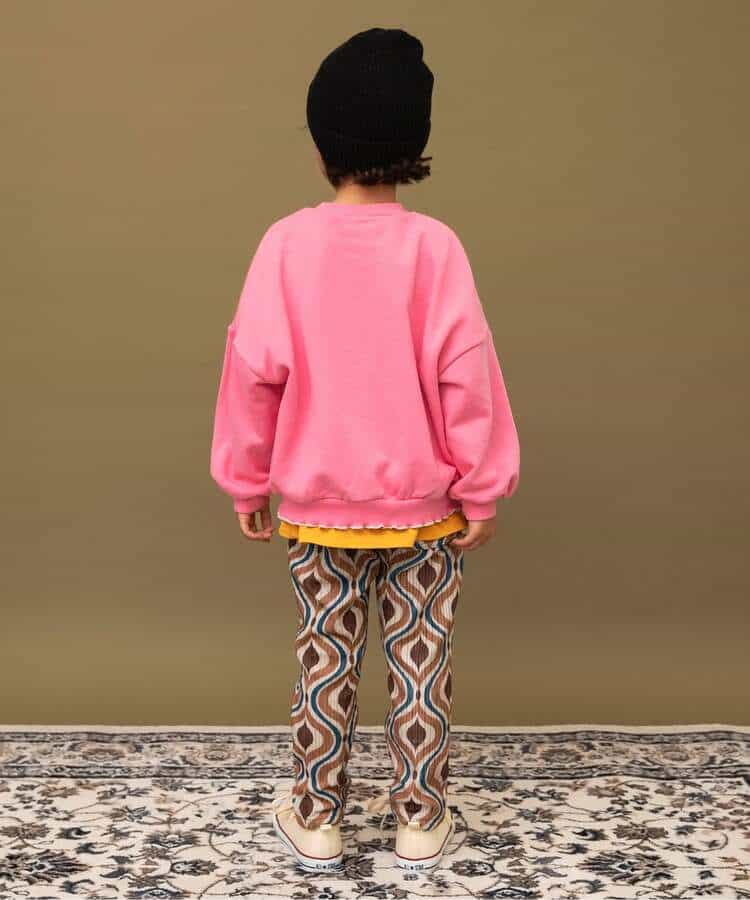 【リンク】WEB限定  レトロパターンスキニーパンツ  10分丈_987702