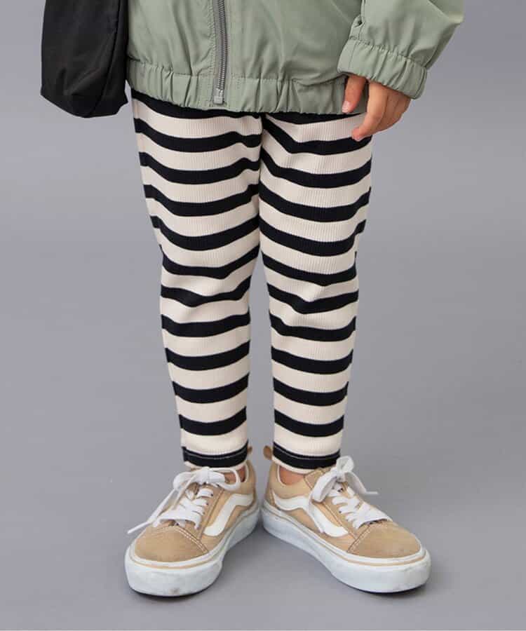 【2025年秋新作】DAISUKI リブパンツ  9分丈