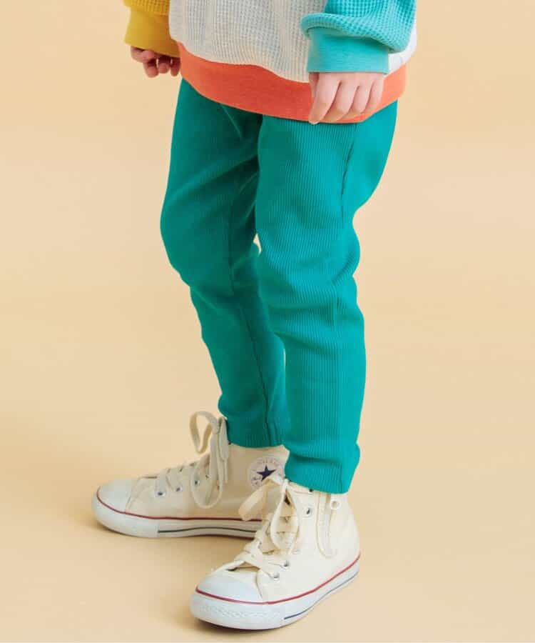 DAISUKI リブパンツ 9分丈