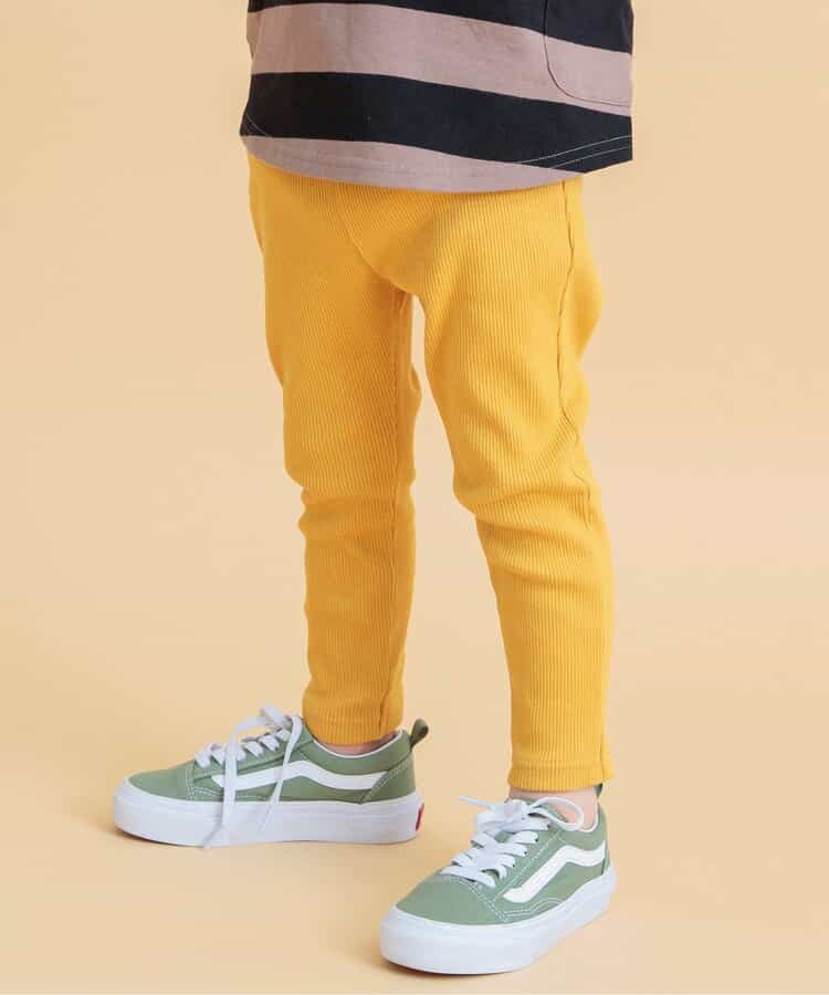 DAISUKI リブパンツ 9分丈