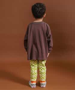 【WEB限定】DAISUKIゆったり総柄パンツ  10分丈_913547