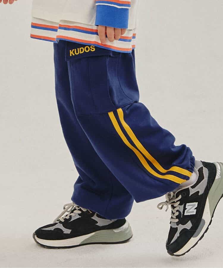 WEB限定 サイドラインパンツ(セットアップ可)  10分丈