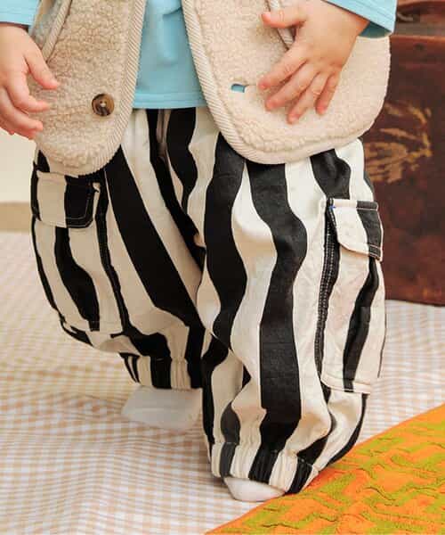 ★SALE★【Bpop】ベビーカーゴパンツ 9分丈