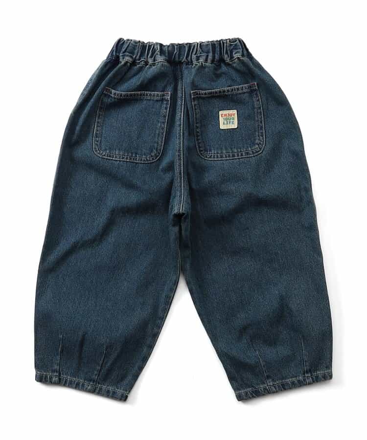 ワッペンデニムパンツ  10分丈_930285