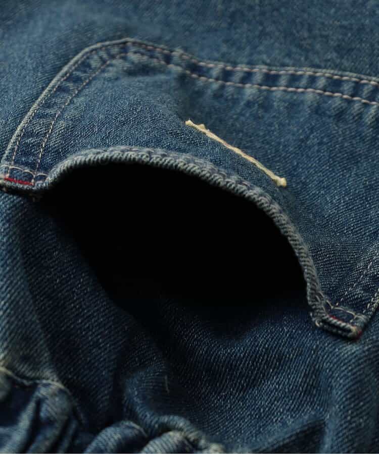 ワッペンデニムパンツ  10分丈_930288