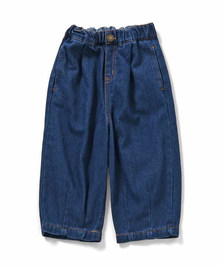 WEB限定  ゆったりタックデニムパンツ_963520