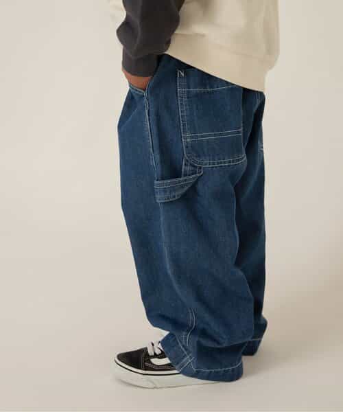 WEB限定 ワイドペインターパンツ 10分丈