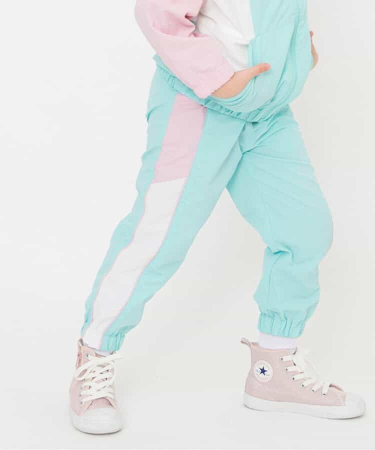 WEB限定 サイド切り替えパンツ 10分丈(セットアップ可)