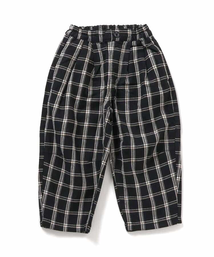 ワイドタックパンツ  10分丈