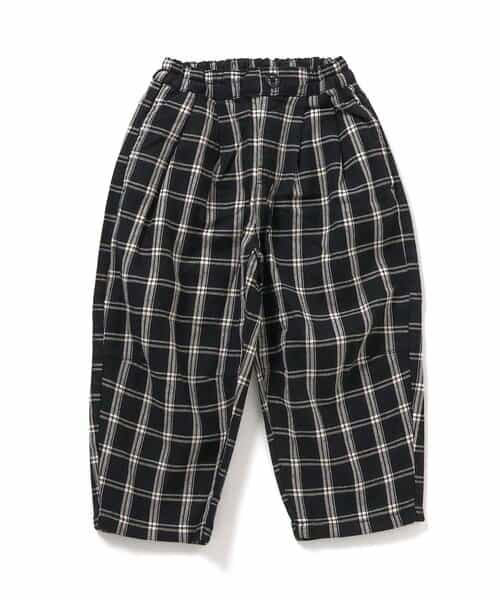 ワイドタックパンツ  10分丈