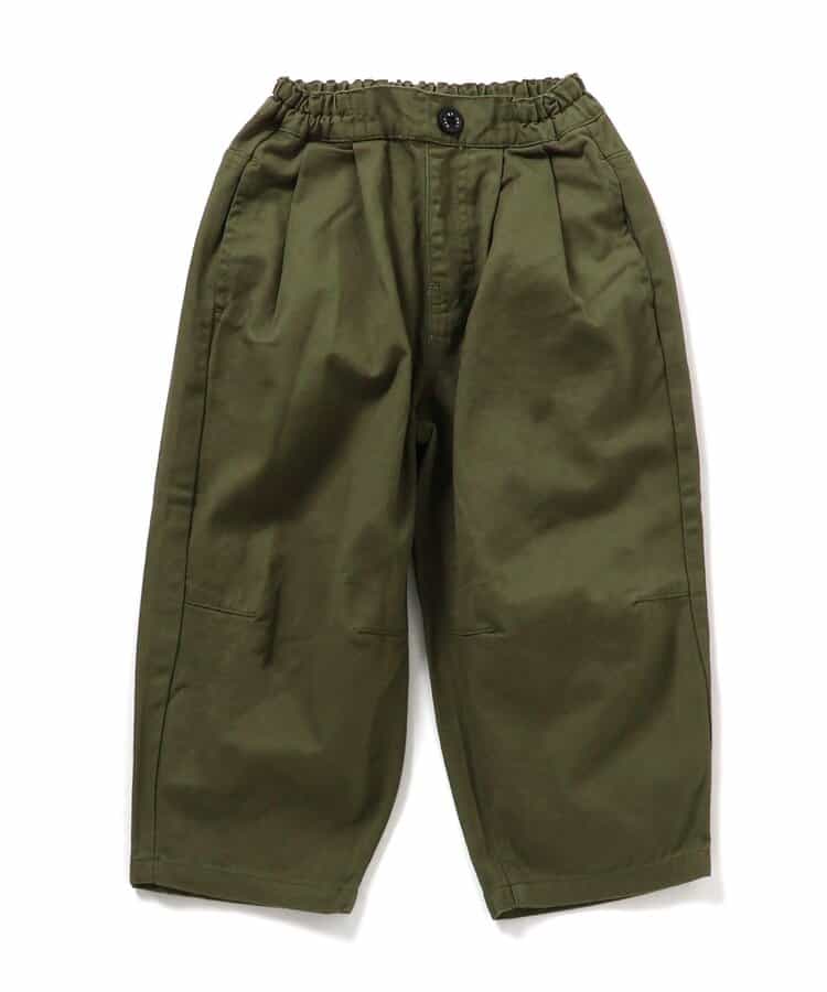 ワイドタックパンツ  10分丈