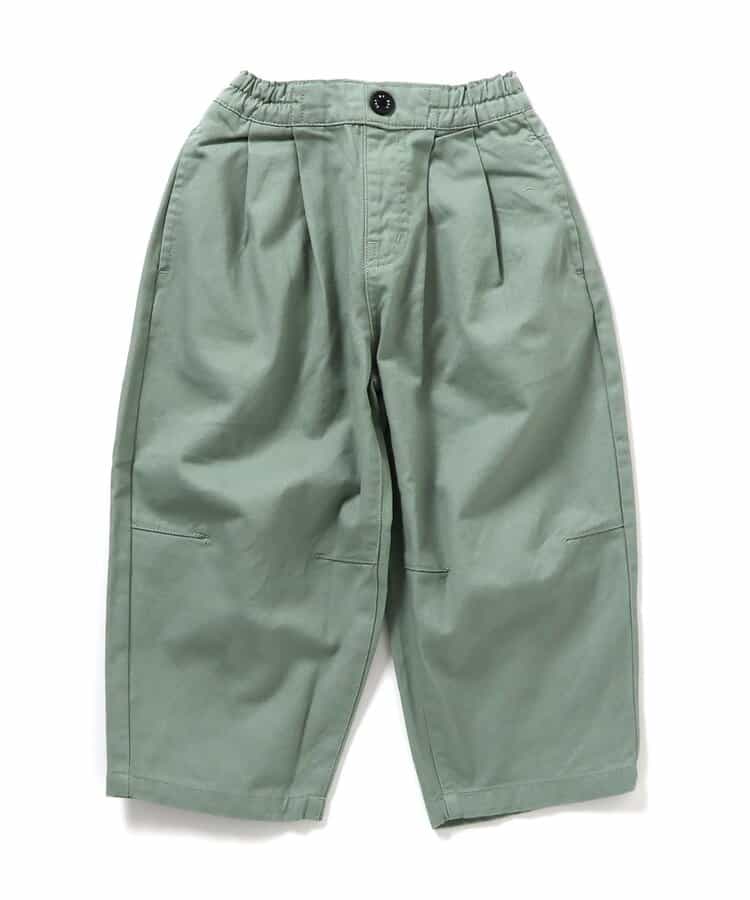 ワイドタックパンツ  10分丈