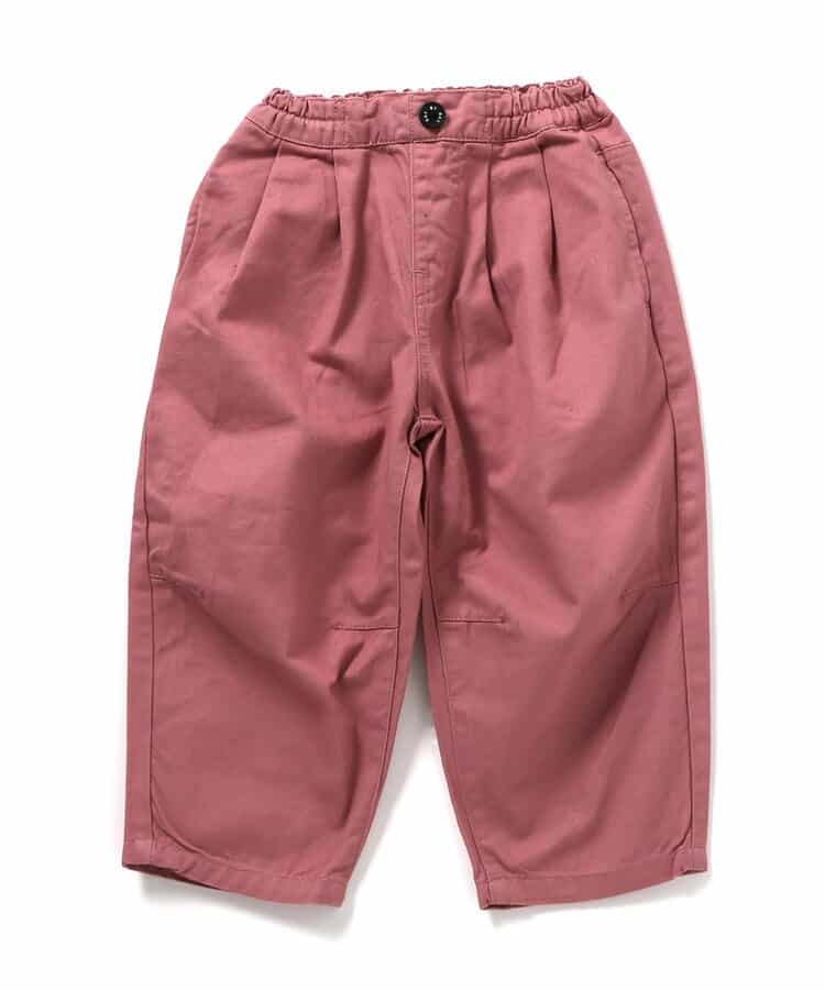 ワイドタックパンツ  10分丈