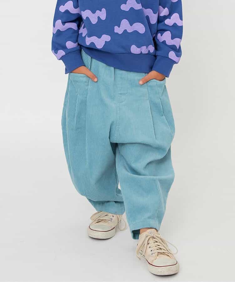 バルーンタックコーデュロイパンツ  10分丈