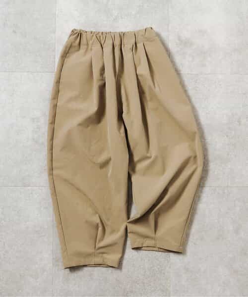 WEB限定 タックテーパードパンツ  10分丈