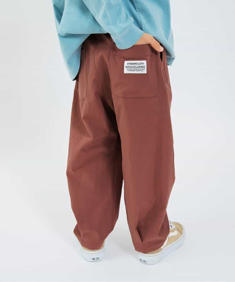WEB限定 タックテーパードパンツ  10分丈_914390