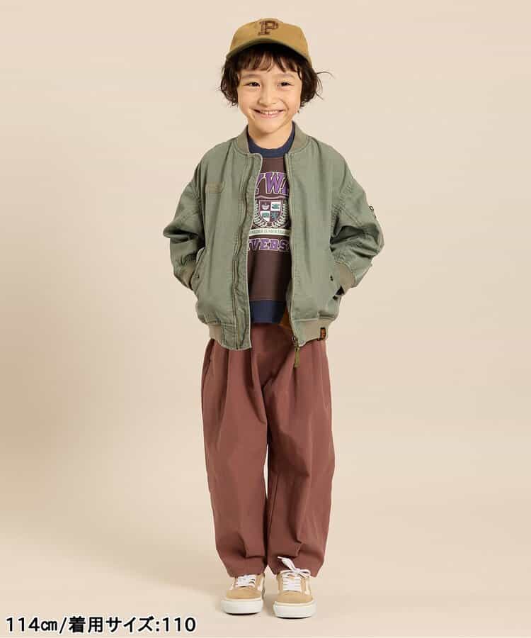 WEB限定 タックテーパードパンツ  10分丈_914391