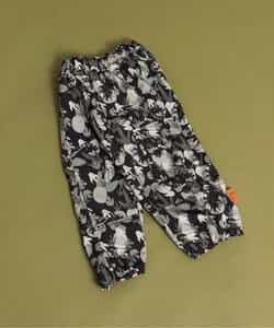 ★タイムセール★ダイナソー足あとカモフラワイドボトム  10分丈