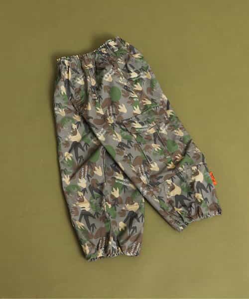 ★SALE★ダイナソー足あとカモフラワイドボトム  10分丈