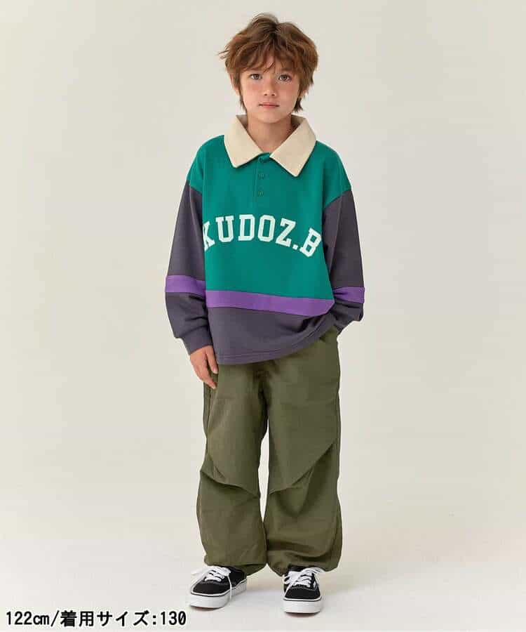 WEB限定  KUDOZ.B パラシュートパンツ  10分丈_970290