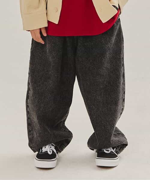 ★SALE★【リンク】WEB限定  ワイドシルエットパンツ  10分丈