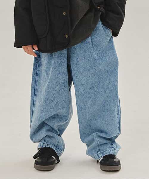 ★SALE★【リンク】WEB限定  ワイドシルエットパンツ  10分丈