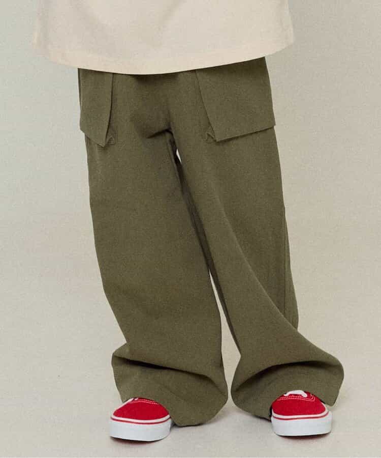 WEB限定 サイドポケットパンツ  10分丈