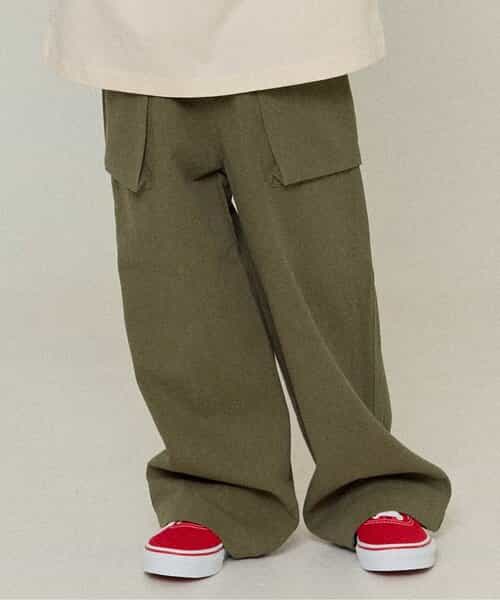 WEB限定 サイドポケットパンツ  10分丈