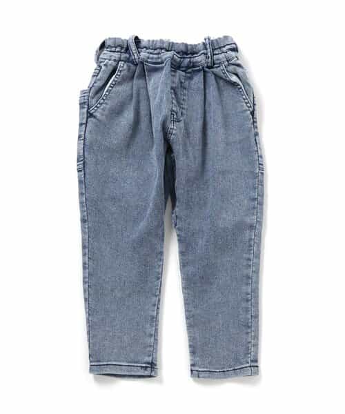 やわらかすぽ軽タックパンツ  10分丈