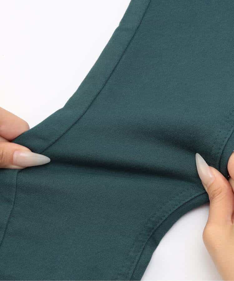 あったかすぽ軽テーパードパンツ  10分丈 ストレッチ_991215