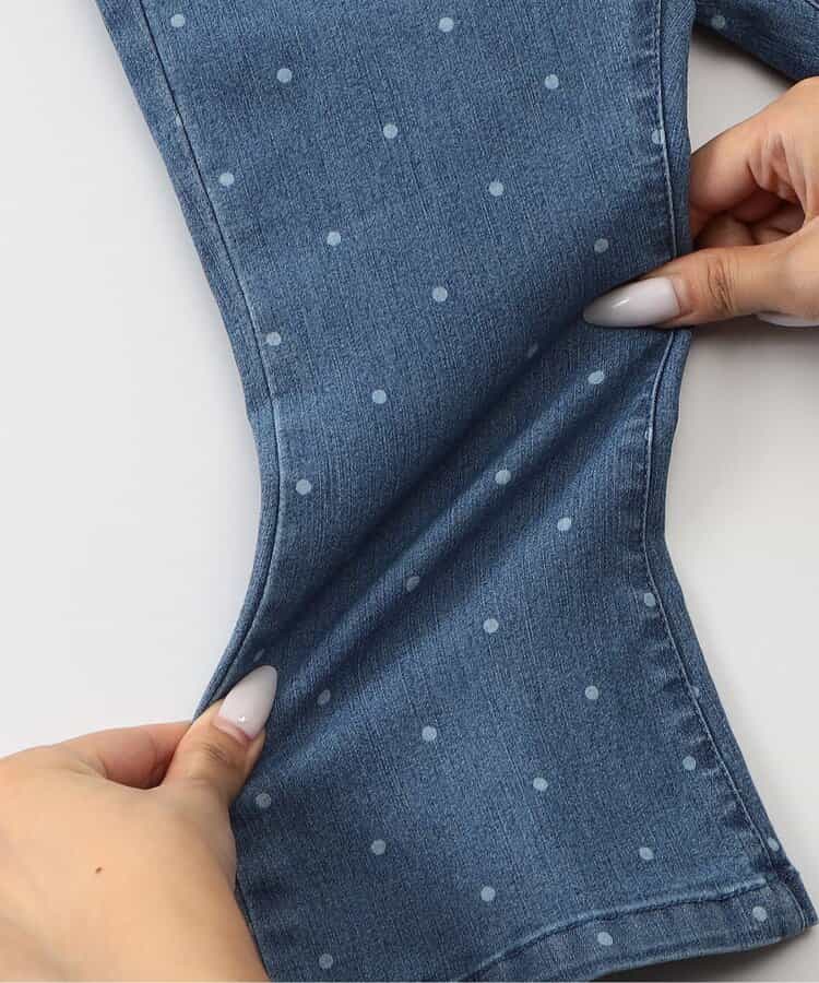 フレアエブリパンツ  10分丈 スーパーストレッチ_938623